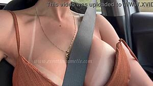 Renatinha Mello's Big Tits Tease Truckers Into Monster Cock Craving
