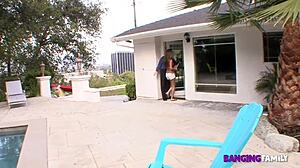 banging step-dad for extra cash, ebony family taboo group 😈💰🍆