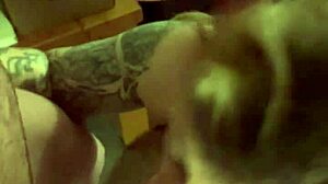 sexy milf deepthroats husband monster cock swallows cum load