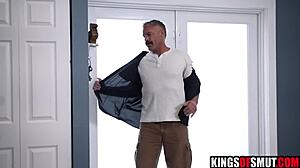 Jealous stepdad ravages Latina stepdaughter in rough taboo frenzy