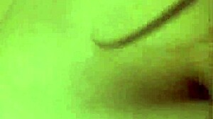 Stepbrother spies shower then pounds hairy pussy doggystyle