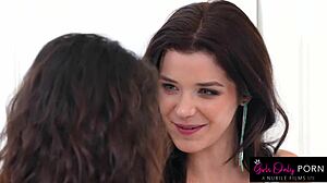 petite liz jordan LICKS shaved pussy WITH VIBRATOR in dorm miniskirt