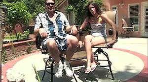 Ashley Belle Sucks Two Cocks Then Rides Deep in Group Feast