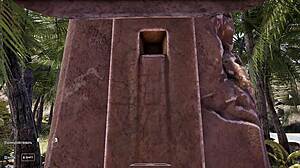 lara croft stuffs ass & pussy on desert island 3d hentai 🎮🍑