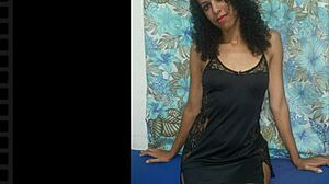 Jade's juicy shaved pussy close-up. Brazilian housewife orgasms in tight wet lingerie solo.