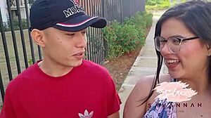 pregnant savannah watson fucks neighbor on stairs... can you handle this building heat?!