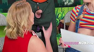 Ever dreamed of freeusing Sesame Street milfs in a steamy MFF threesome orgy?