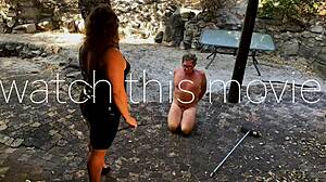 Dominatrix Mistress April Brainwashes Chained Toilet Slave