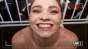 Sia lust stands bent pussy fucked ends cum-faced sloppy