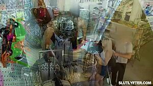 Two Pervy Officers Lick Big Tits And Fuck Latina Teen Shoplifter Hard