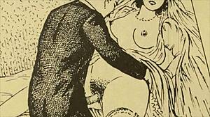 Vintage Erotic Drawings Capture Retro Hairy Passions in Antique Style!