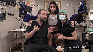 Channy Crossfire's Gaping Anal Pigtails and Latex in Rikers Backstage Humiliation