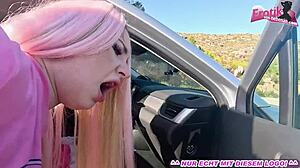 german teen hitchhiker slut fucked raw outdoor no condom