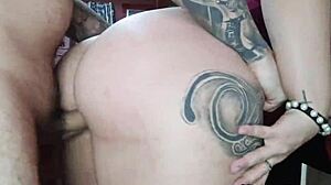 dressed see-through no panties begging hard fuck and facial cumshot