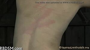 harsh whipping lashes build intense sadomasochism tension and release...