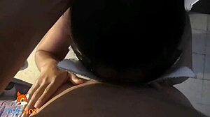 Deepthroat Blowjob Then Anal Creampie Leaks Out Mexican Swing!