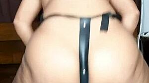 huge strapon fucks this naughty tight asshole like a real fuck doll