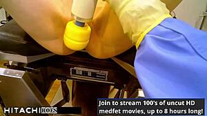 Freshman Nurse Stacy Shepard's Mandatory Hitachi Orgasm by Doctor Tampa