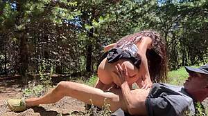 teacher, why'd ya drag me to forest for hardcore ass fuck??