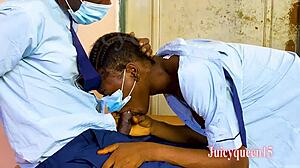 ever wonder what happens alone with the school head boy...?