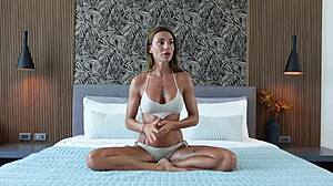 roxy's yoga session boosts sexual health through guided relaxation techniques