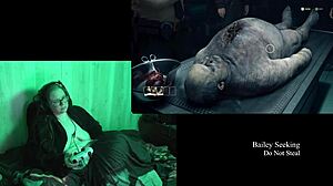 alan wake 2 playthrough part 2 with naked brunette