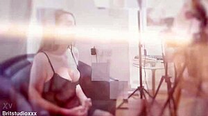 British teen in lingerie teases sucks big monster cock rough deepthroat cumshot