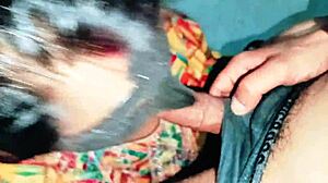 Indian Bhabhi Gagging Face Fucked Swallows Huge Cumshot