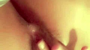 redhead latina whore spreads shaved pussy wide for deep fingering and masturbation tease