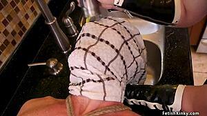 i'm peggin this dude's ass raw with my huge strapon oops!!