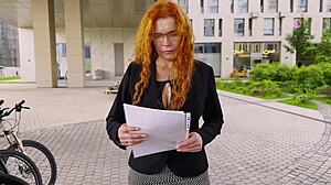 failed exam taboo college teacher fucks chubby redhead student undressing creampie!