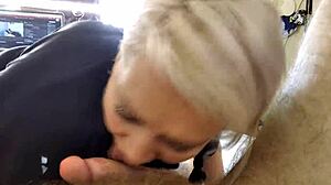 Aimee turns wife into whore. Hardcore dildo anal toys stretch mature shaved pussy rough.