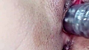 crazy horny brunette rips clothes fingers gaping wet pussy