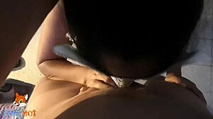 Deepthroat Blowjob Then Anal Creampie Leaks Out Mexican Swing!