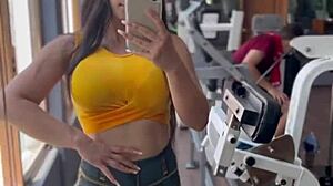 check out my sexy colombian gym outfit with big ass curves