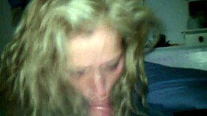 angie angel's cum facial with glossy lipstick shine everywhere