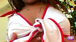 imagine this cute milf taking double penetration from two monster cocks