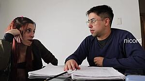 i'm fucking my hot new english teacher missionary in parents house... can't stop!