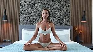 roxy's yoga session boosts sexual health through guided relaxation techniques