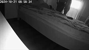 Wife films husband fucking housekeeper on hidden cam?