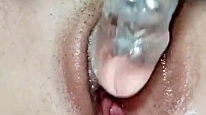 crazy horny brunette rips clothes fingers gaping wet pussy
