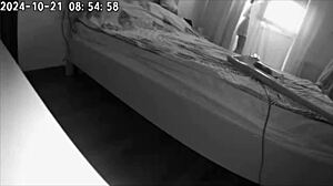 Wife films husband fucking housekeeper on hidden cam?