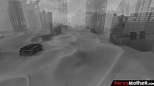 desperate pervy mommy savanah storm squirts with boy post-apocalypse