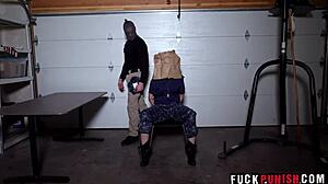 Kyra Rose Begs! Military Prisoner Fucked Raw!
