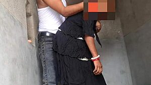 saadi ki raat honeymoon: skinny wife gaps hairy asshole fingered at party by muscular husband