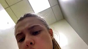 Gym's Hottest Secret: Teen's Wild Public Orgasm Ride