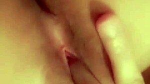 redhead latina whore spreads shaved pussy wide for deep fingering and masturbation tease