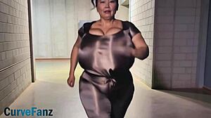 Vintage Curvy Hotwife's Saggy Tits Temptation
