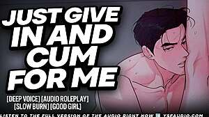 your cocky roommate teases your pussy till you beg daddy to cum