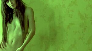 Hot girlfriend's jeans tease hides irresistible secrets underneath